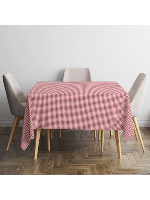 170X170CM Poti Kare Masa Örtüsü, Pamuklu Masa Örtüsü, Piknik Örtüsü, Lux Tasarım Örtü
