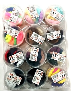 Vagon Saç Tokası Renkli Kutulu 15LI - 1 Kutu