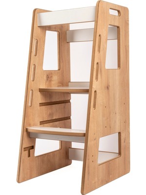 Ahşap Montessori Öğrenme Kulesi