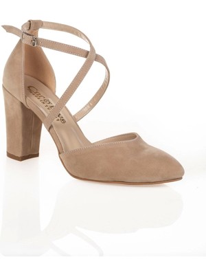 Ersefa Platin Ayna Topuklu Kadın Klasik Ayakkabı Kadın Topuklu Abiye Ayakkabı Şık Gece Ayakkabısı