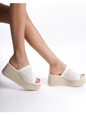 Dolgu Taban Rahat Triko Günlük Terlik