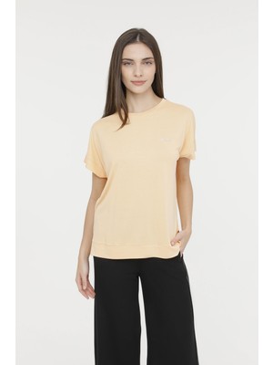 Lumberjack Wl Regına 11LYG33 4fx Somon Kadın Kısa Kol T-Shirt