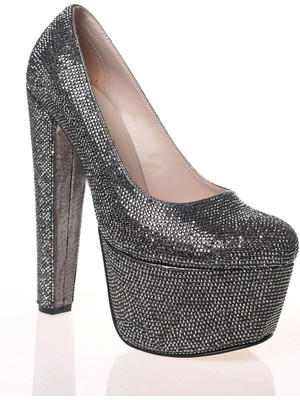 Ersefa Kadın Gold Full Taş Yüksek Topuk Abiye Ayakkabı Kadın Topuklu Şık Gece Ayakkabısı