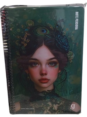 Gıpta 7339000-2011 Note Persona Spralli Sert Kapak Defter 17X24 100 Yp. Çizgili