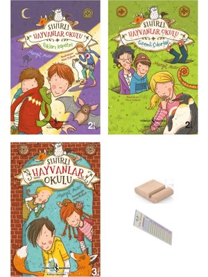 2. ve 3. Sınıf Sihirli Hayvanlar Okulu Hikaye Serisi 3 Kitap Değerler Eğitimi(8-11 Yaş)Tablet Standı