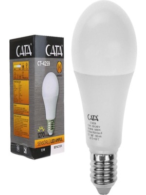 Cata CT-4259 12W Sensörlü LED Ampul Beyaz