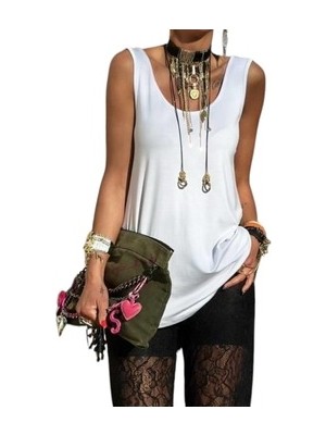 Modal Kalın Askılı Bluz