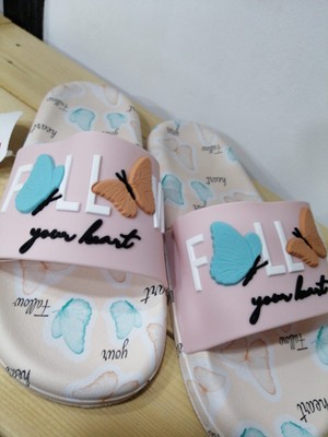 Gezer Yeni Sezon Kabartmalı Renkli Desenli Rahat Taban Yazlık Kadın Terlik