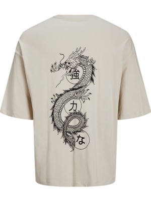Erkek Ejderha Baskili Tisört - Dragon