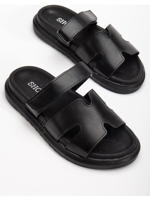 Azure Kadın Yumuşak Tabanlı Günlük Siyah Terlik