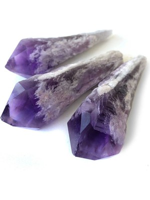 Sertifikalı Ametist Taşı Diş Kütle Parça 3-4  cm  (Brezilya)