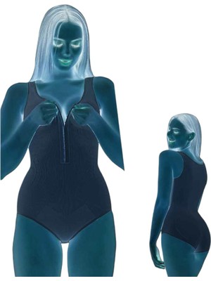 9109 Agraflı Kalın Askılı Çıtçıtlı Badı Korse