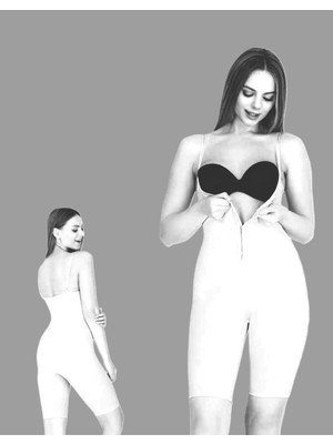 9106 Agraflı Gögüs Altı Paçalı Badı Korse