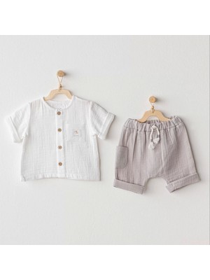 Andywawa AC25617 Ocean Is My Happy Place 2'li Takım Grey