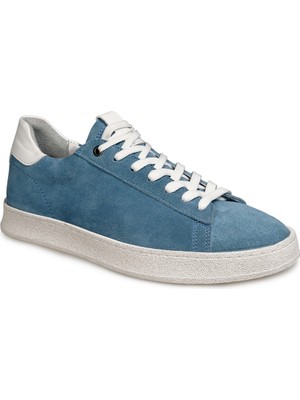 Zeytuk Mavi Casual Süet Deri Erkek Ayakkabı