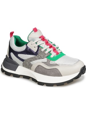 Zeytuk Gri Sneakers Tekstil Kadın Ayakkabı