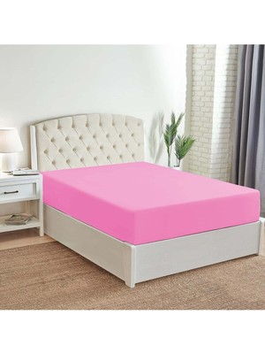 güllüce ev tekstili Lastikli Çarşaf (Pembe) fitted