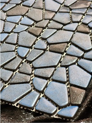 Gece Mavisi Cam Mozaik Taşı 1 Adet File (27.5 * 26.5)