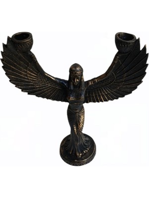 Antik Isis Polyester Şamdan