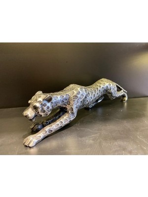 Siyah Polyester Jaguar Biblo 45  cm