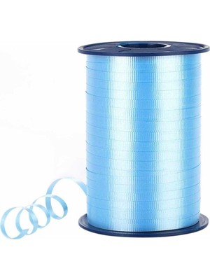 Tifoys Bebek Mavisi Rafya 8 mm x 200 mt Parti Süslemeleri İçin Uygun 1 Rulo