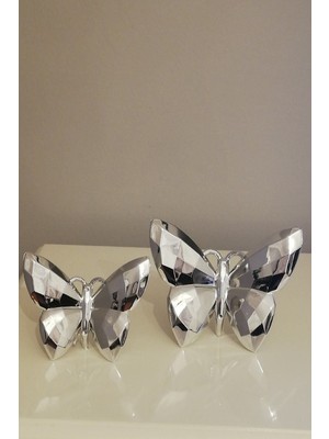 Dekoratif 2li Kelebek Obje