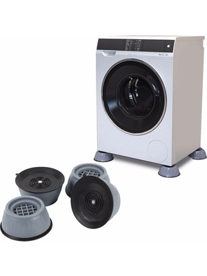 Farchel 4 Adet Beyaz Eşya Altlığı Ayağı Çamaşır Bulaşık Makinası Buzdolabı Yükseltici ve Titreşim Önleyici