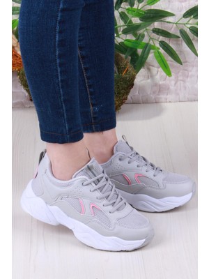 Fort 2107 Lmb Rahat Hafif Kalın Taban Sneaker Kadın Spor Ayakkabı