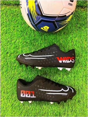 Sprit 001 Erkek Çocuk Krampon Futbol Ayakkabısı Siyah - Beyaz