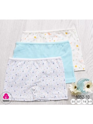 Kız Çocuk 3'lü Slip Boxer