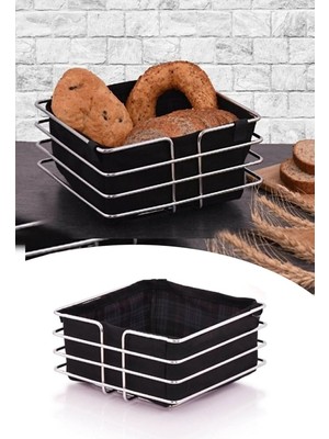 Ekmeklik Ekmek Sepeti Paslanmaz Lüx Ekmek Kutusu