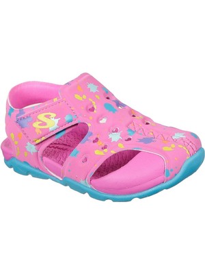 Skechers Side Wave Kız Çocuk Pembe Sandalet