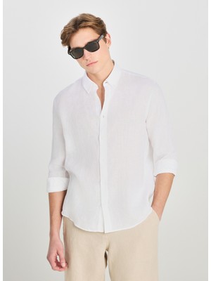 Lee Regular Fit Beyaz Erkek Gömlek L2510549100 Regular Fit Gömlek