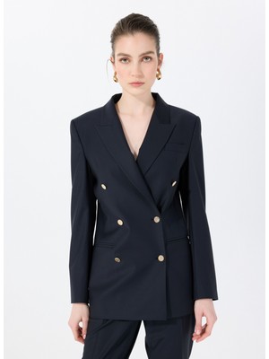 Sorbe Normal Siyah Kadın Ceket Teh Boyısh Jacket 1001