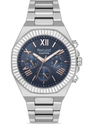 Ferrucci FER.03455M.02 Çelik Kordon Erkek Kol Saati