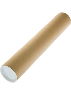 Postüp Silindir Kutu 7 x 200 cm 1 Adet Silindir Kutu Beyaz Kapaklı