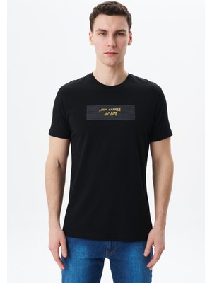 Ar-ma Erkek Regular Fit Baskılı Süprem Bisiklet Yaka Tişört Y29344453402