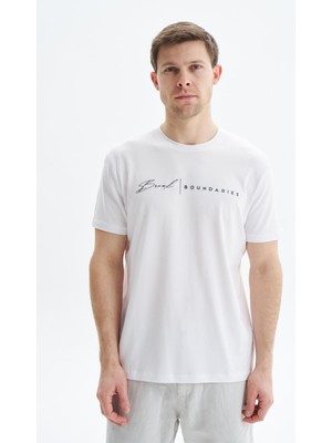 Ar-ma Erkek Regular Fit Yazı Baskılı Süprem Bisiklet Yaka Tişört Y29344472502