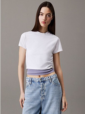 Calvin Klein Clean Cropped Short Sleeve Tee