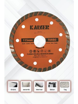 115MM Turbo Mermer,granit,seramik,beton Kesme