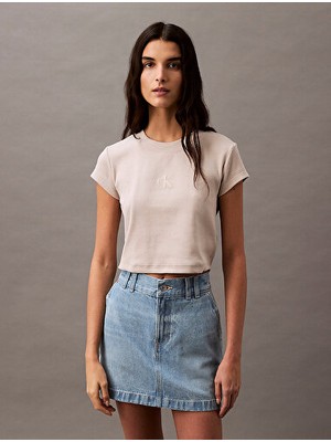 Calvin Klein A- Monogram Baby Tee