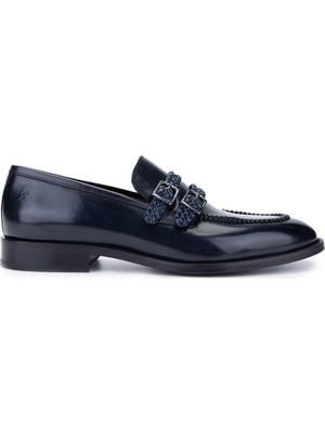 Tamer Tanca Erkek Lacivert Klasik Ayakkabı 342 9185 Erk Ayk Y25 Lacı