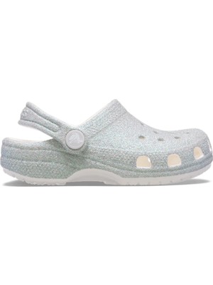 Crocs Classic Iridescent Glitter CgK 210986-100 Beyaz Terlik