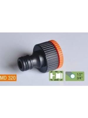 Musluk Bağlantı Adaptörü Dişi 1/2-3/4 (4887)