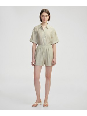 Rahat Kesim Elastik Bel Şort IS1250013058030