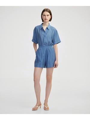 Rahat Kesim Elastik Bel Şort IS1250013058015