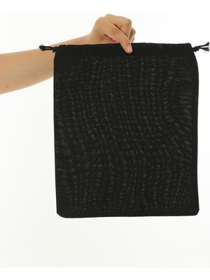Baghashtag Siyah Bez Kese 13 cm x 17 cm