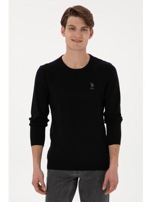 U.s. Polo Assn. Erkek Siyah Kazak /triko 50288880-VR046