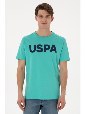U.S. Polo Assn. Erkek Regular Fit Bisiklet Yaka Mint Basic Tişört 50297988-VR090