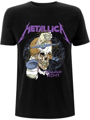 Tarzsokak Metallıca Baskılı Oversize Unisex Rahat Kalıp